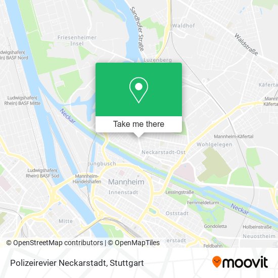 Polizeirevier Neckarstadt map