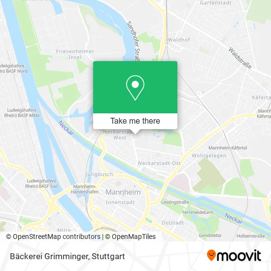 Карта Bäckerei Grimminger
