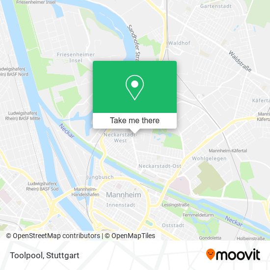 Toolpool map