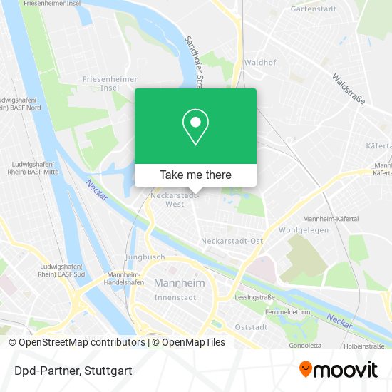 Карта Dpd-Partner