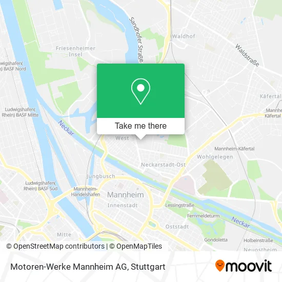 Карта Motoren-Werke Mannheim AG