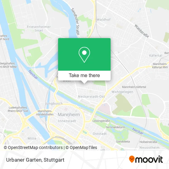 Карта Urbaner Garten