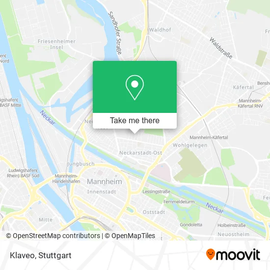 Карта Klaveo