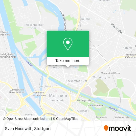 Карта Sven Hauswith