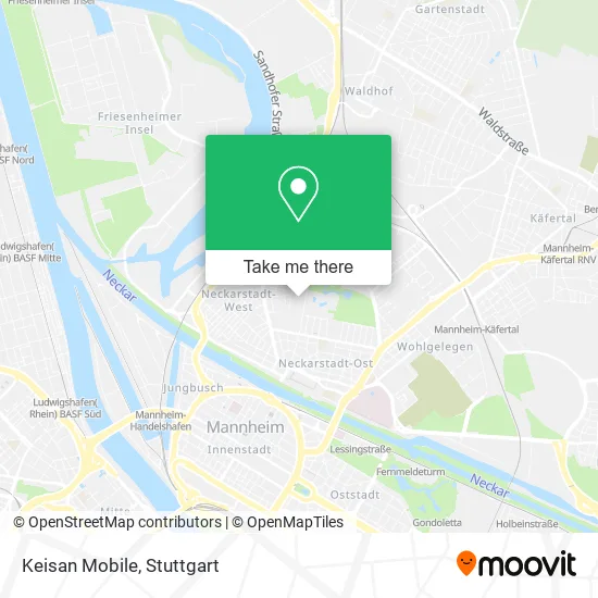 Карта Keisan Mobile