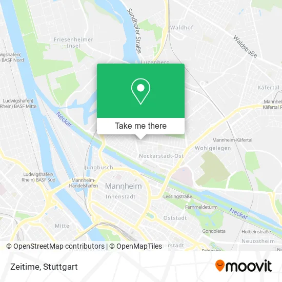 Карта Zeitime
