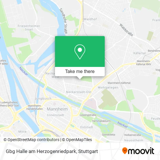 Карта Gbg Halle am Herzogenriedpark