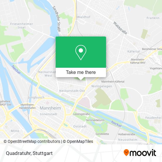 Карта Quadratuhr