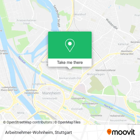 Карта Arbeitnehmer-Wohnheim