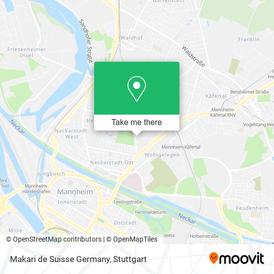 Makari de Suisse Germany map