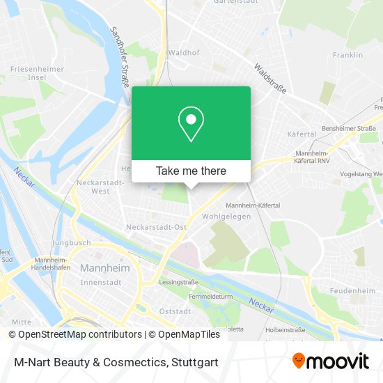 M-Nart Beauty & Cosmectics map