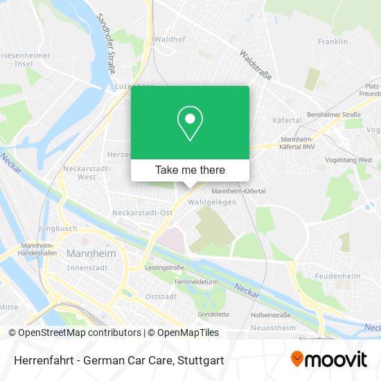 Herrenfahrt - German Car Care map