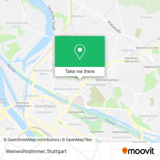 Карта Weinwohnzimmer