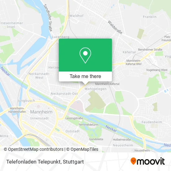 Карта Telefonladen Telepunkt