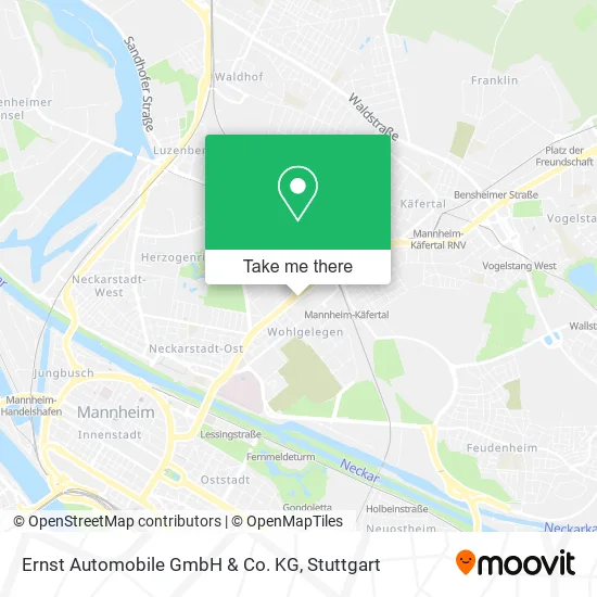 Карта Ernst Automobile GmbH & Co. KG