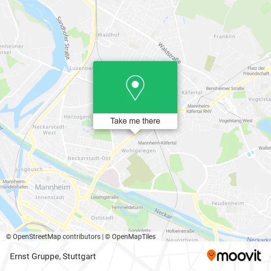 Карта Ernst Gruppe