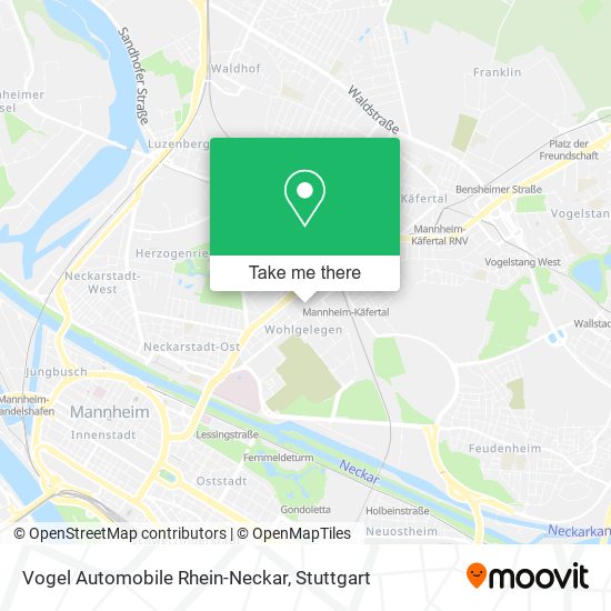 Карта Vogel Automobile Rhein-Neckar