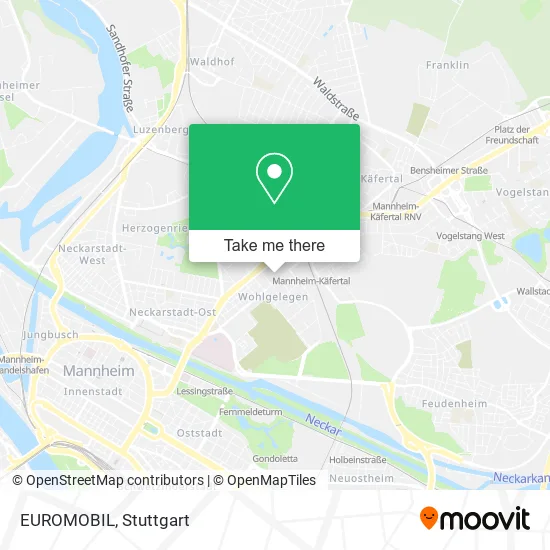 Карта EUROMOBIL