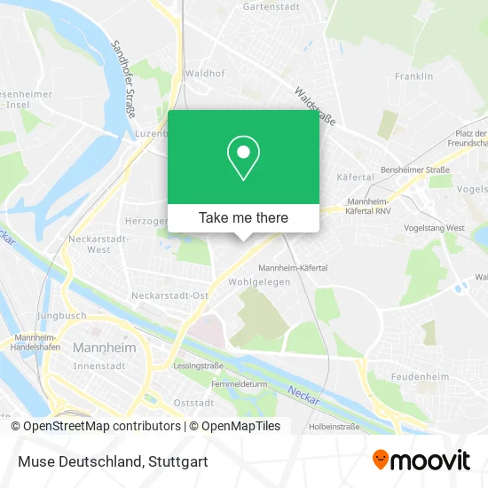 Карта Muse Deutschland