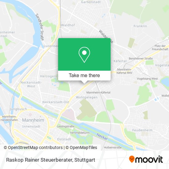 Raskop Rainer Steuerberater map
