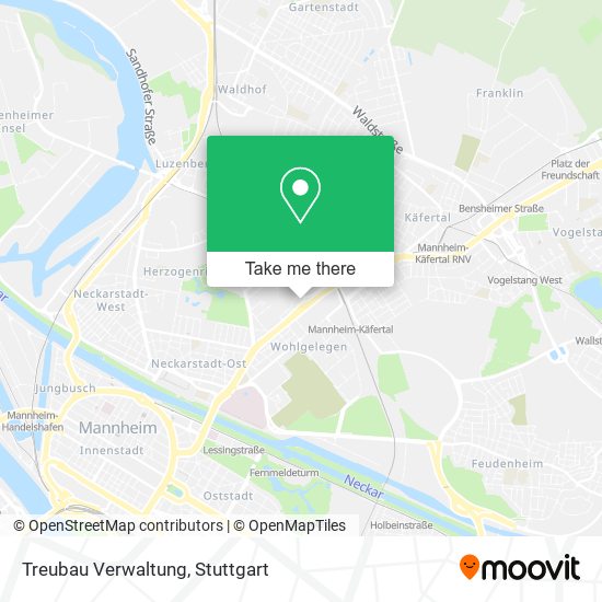 Карта Treubau Verwaltung