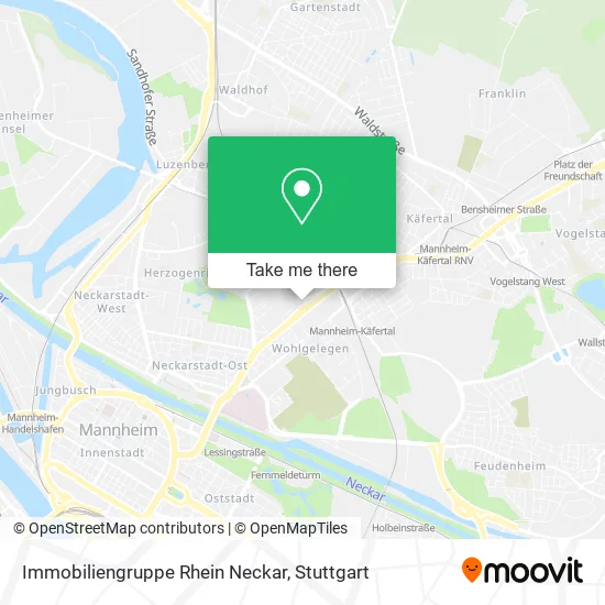 Карта Immobiliengruppe Rhein Neckar