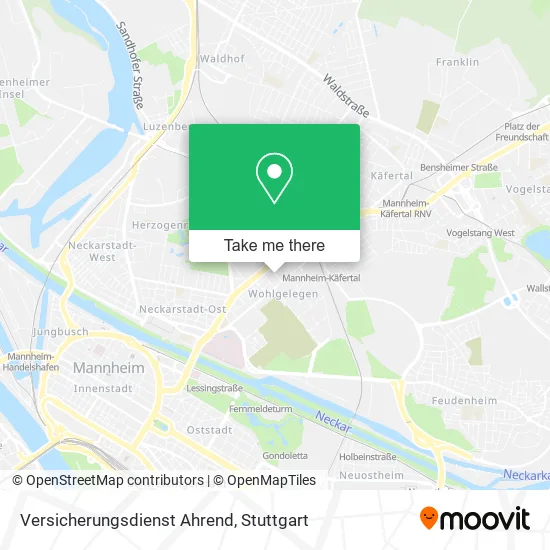 Карта Versicherungsdienst Ahrend