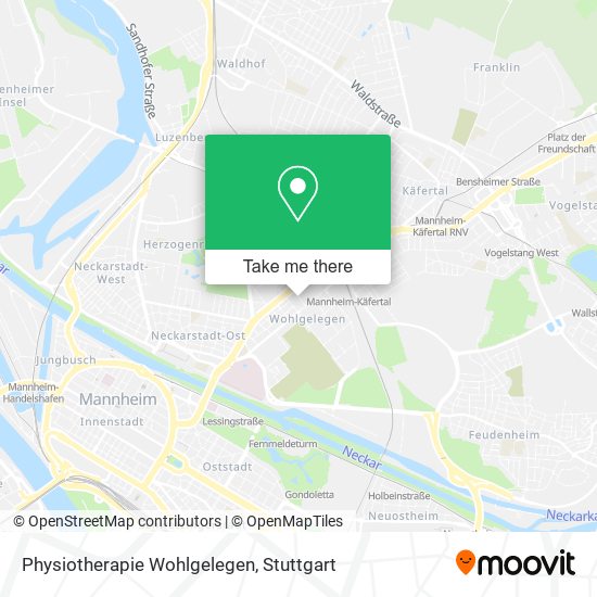 Physiotherapie Wohlgelegen map