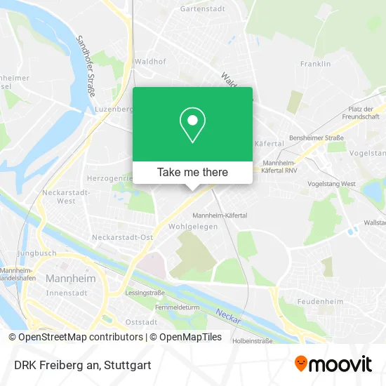 Карта DRK Freiberg an