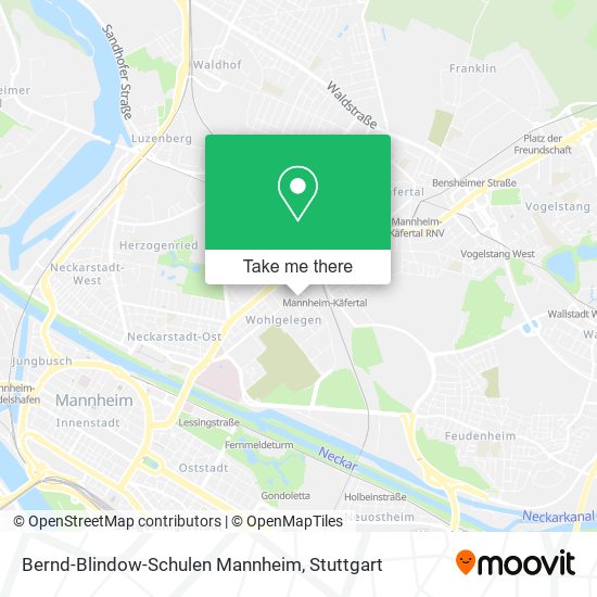 Bernd-Blindow-Schulen Mannheim map