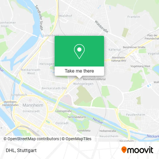 Карта DHL