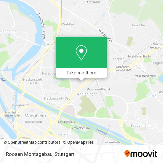 Карта Roosen Montagebau