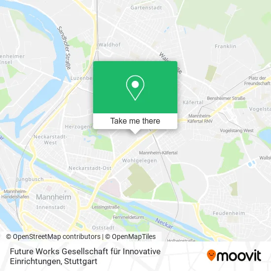 Карта Future Works Gesellschaft für Innovative Einrichtungen