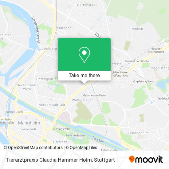 Карта Tierarztpraxis Claudia Hammer Holm