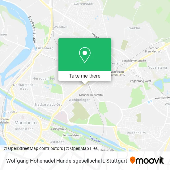 Карта Wolfgang Hohenadel Handelsgesellschaft