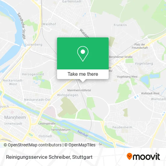 Карта Reinigungsservice Schreiber