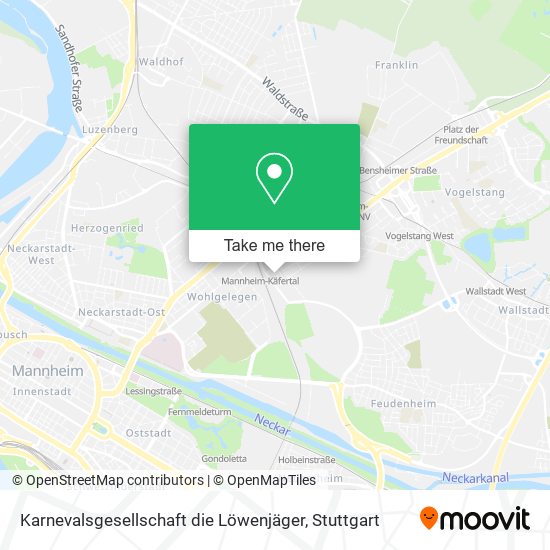 Karnevalsgesellschaft die Löwenjäger map