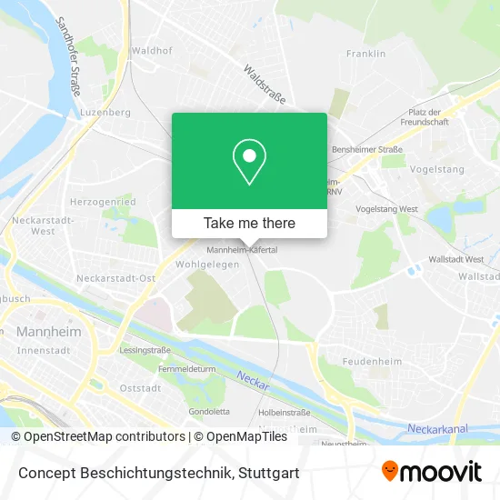 Карта Concept Beschichtungstechnik