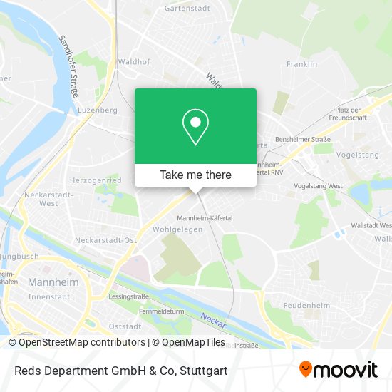 Reds Department GmbH & Co map