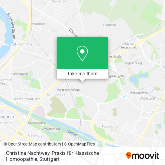 Christina Nachtwey, Praxis für Klassische Homöopathie map