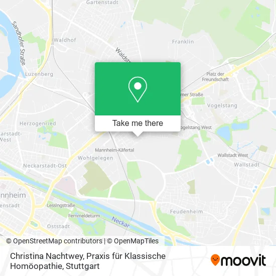 Карта Christina Nachtwey, Praxis für Klassische Homöopathie