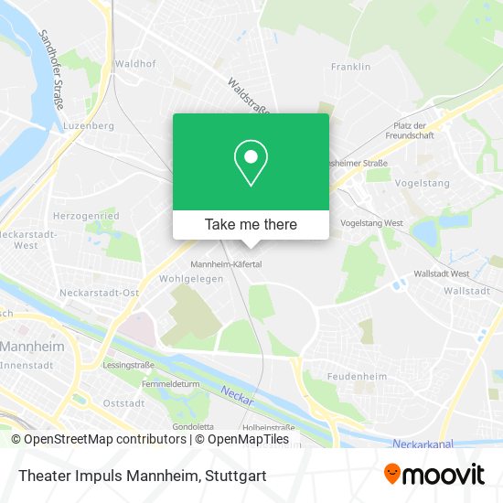 Theater Impuls Mannheim map