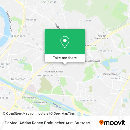 Dr.Med. Adrian Rosen Praktischer Arzt map