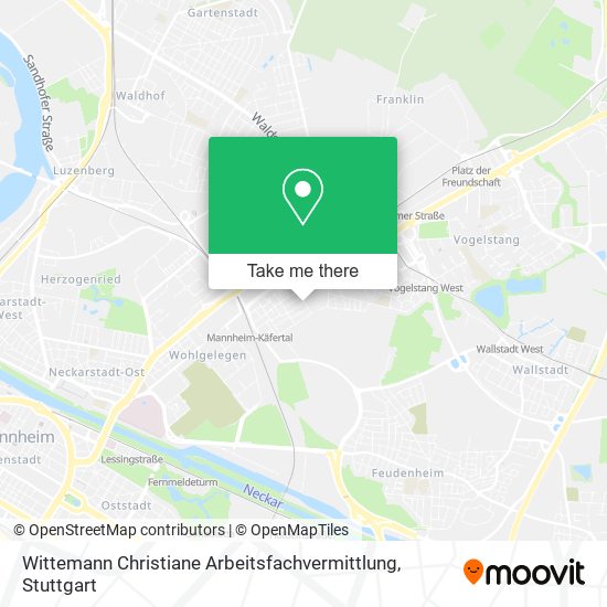 Карта Wittemann Christiane Arbeitsfachvermittlung