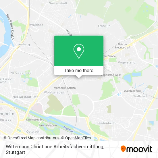 Карта Wittemann Christiane Arbeitsfachvermittlung