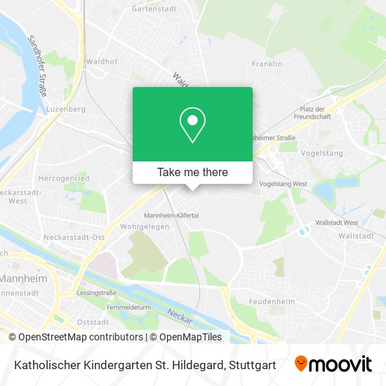 Katholischer Kindergarten St. Hildegard map