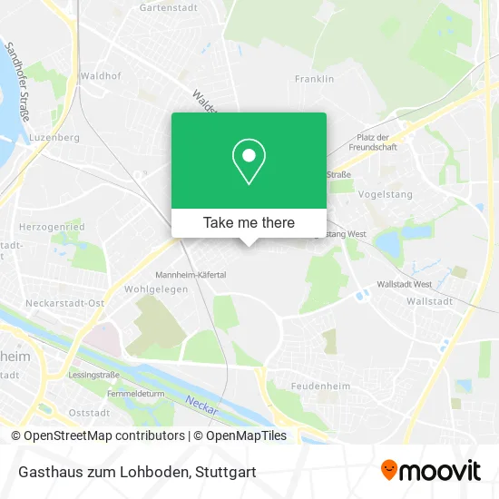 Карта Gasthaus zum Lohboden