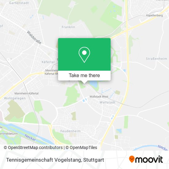 Карта Tennisgemeinschaft Vogelstang