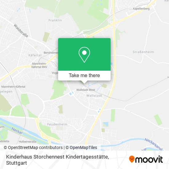 Карта Kinderhaus Storchennest Kindertagesstätte