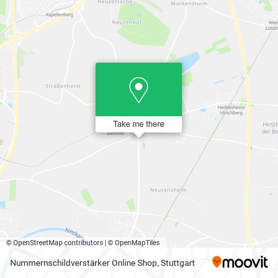 Nummernschildverstärker Online Shop map